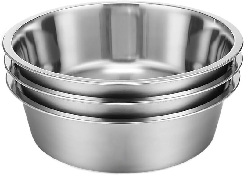 Summark Stainless Steel Raised Cat Food Bowl for 3 Bowls, 4.7-Inch Replaceable Cat Bowl, 3 Pack （Only fit 4.7 inch 3 Bowls） - Image 1